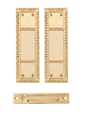 Egg & Dart Passage Pocket Door Set
