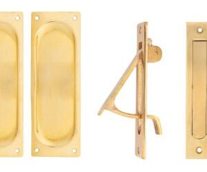 Gramercy Passage Pocket Door Set - Pressed