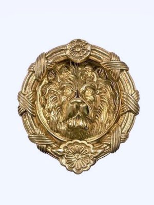 Adorned Lion Door Knocker