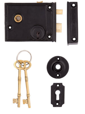 Cast Iron Horizontal Rim Lock