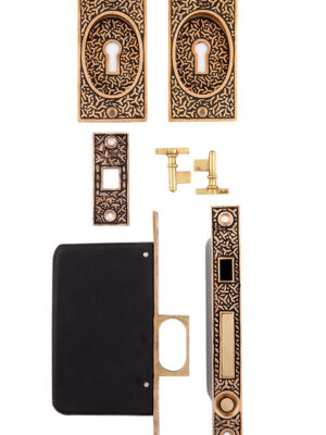 Rice Locking Pocket Door Set