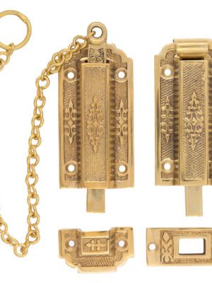 Scroll Pattern Chain & Foot Bolt Set