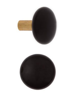 Black Ceramic Doorknobs