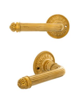 Fluted Lever Handle Set