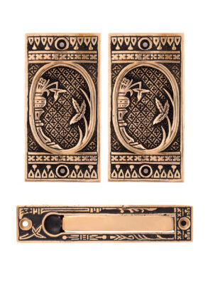 Broken Leaf Passage Pocket Door Set