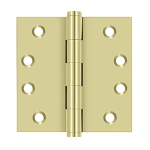 Solid Brass Button Tip Hinge