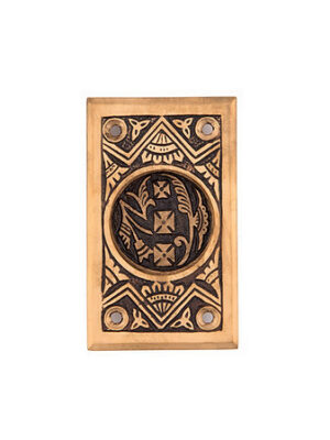 Oriental Pocket Door Handle