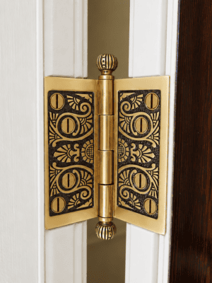 Palmette Hinge - Solid Bronze